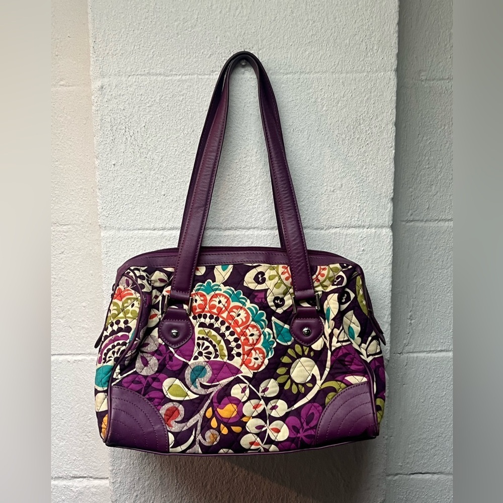 Vera Bradley Purple Floral Women's Bag - Picture 3 of 5
